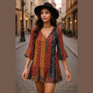 Shyamne Bohemian Gypsy dress